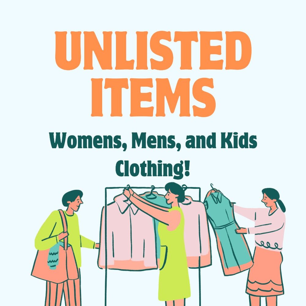 UNLISTED ITEMS! NEW ARRIVALS! THANK YOU FOR YOUR PURCHASE!